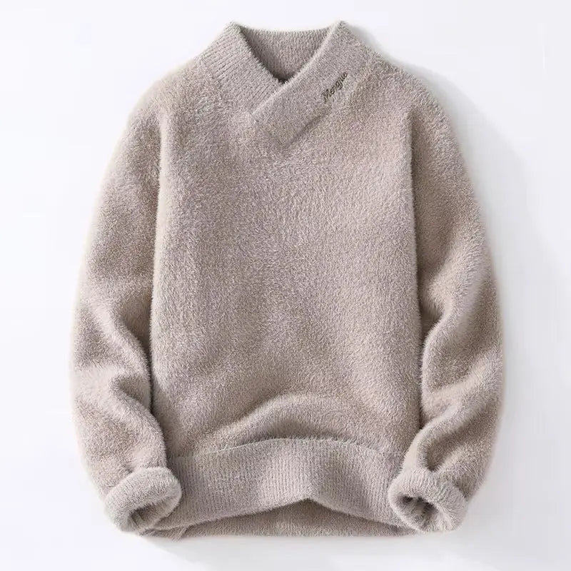 Alpaca Fleece Comfort Sweter  NowoczesnyPan